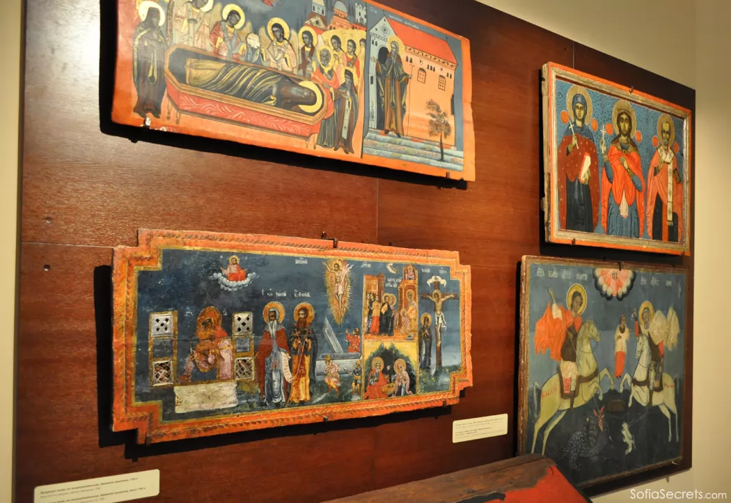 Ancient icons in Sofia history museum