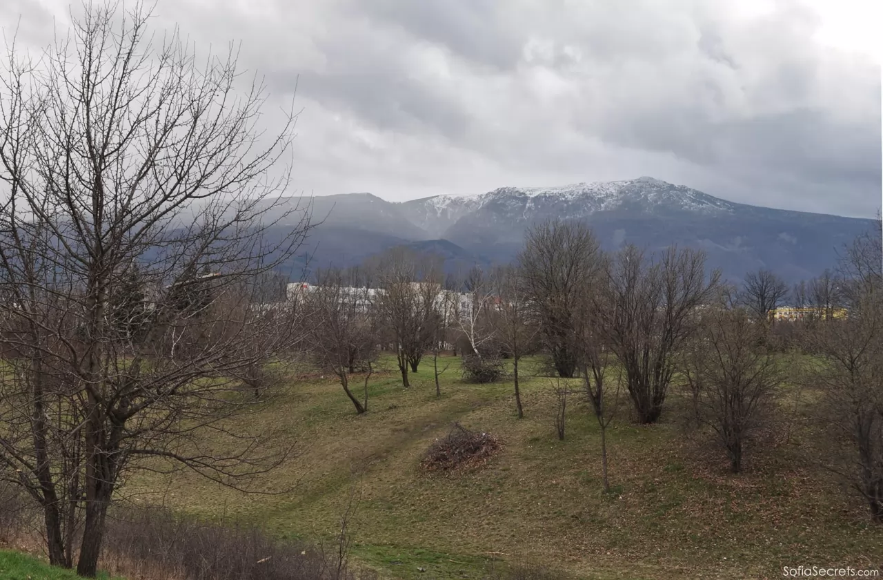 Park near the student town in Sofia, Bulgaria