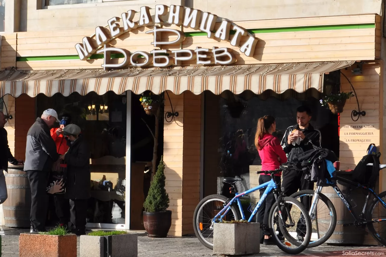 Dobrev bakery and store in Sofia, Bulgaria